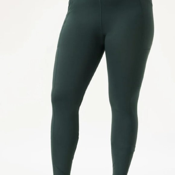 NWT Girlfriend Collective Moss Compression Pocket Legging - Picture 2 of 7